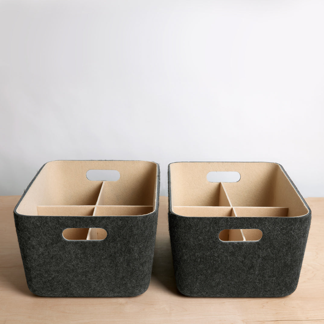 Large Bin With Lid, Felt Storage Baskets With Cover, Home Storage, Storage  Box With Lid, Possible in Custom Size, Large Basket 