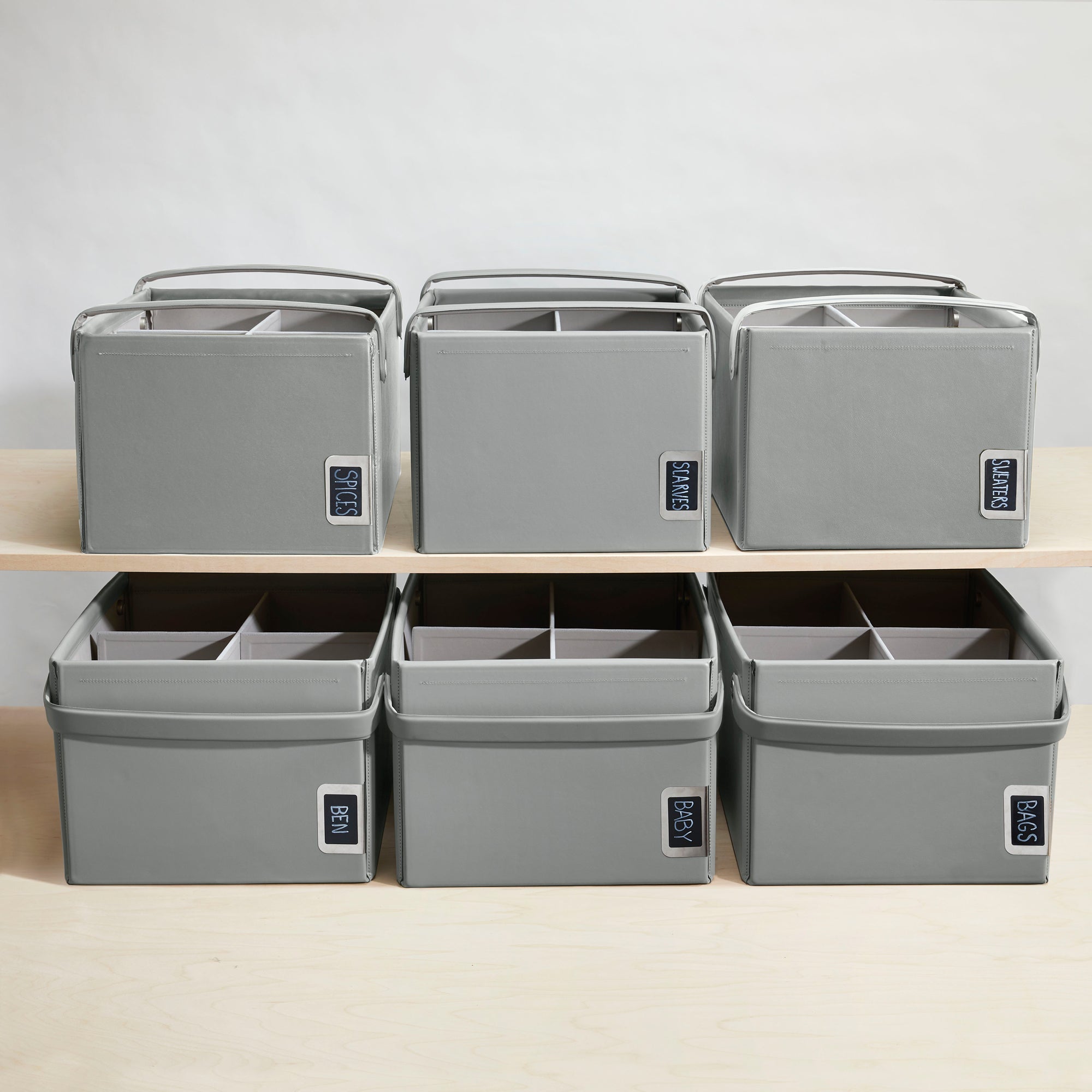 Folden Lane Collapsible Storage Bins, 3 Sizes, 4 Colors, Rectangle